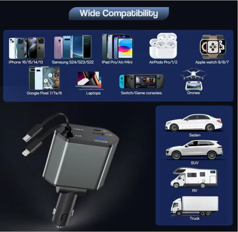 Extendable Car Charger